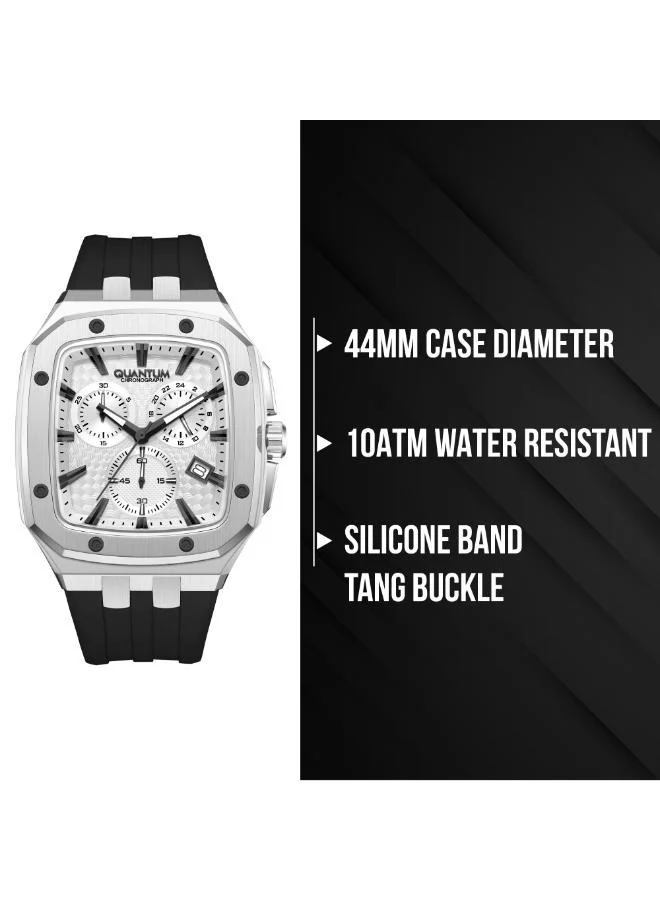 Quantum  Men's Silicone Analog Watch HNG1033.331 - 44 mm for Men | Best Price UAE